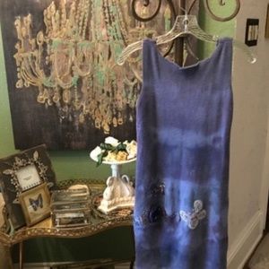 VINTAGE PALIN JANE BLUE DRESS SIZE M
